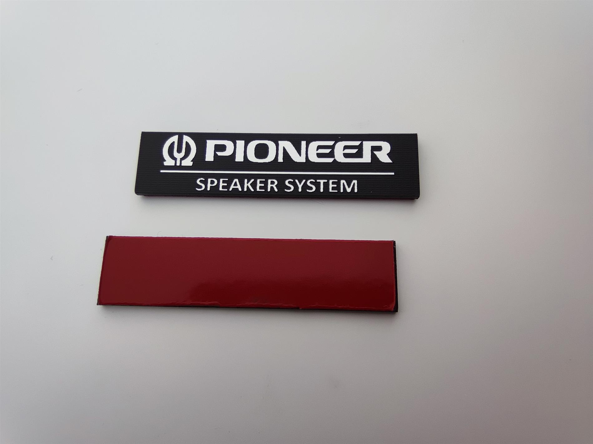 Pioneer speaker system Eski seri logo pioneer old series logo - Görsel 1
