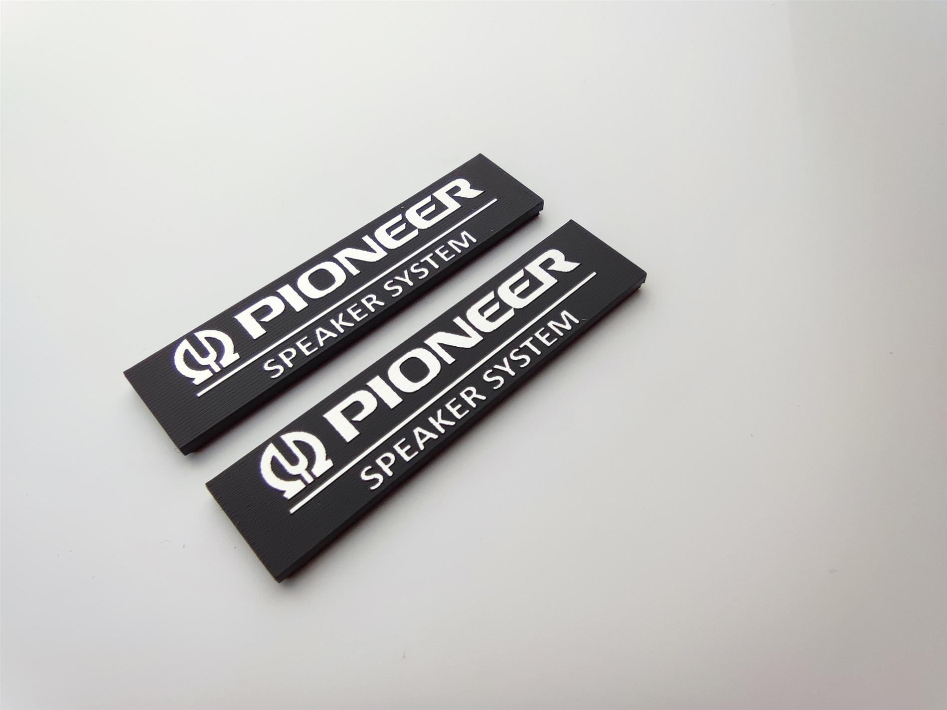 Pioneer speaker system Eski seri logo pioneer old series logo - Görsel 2