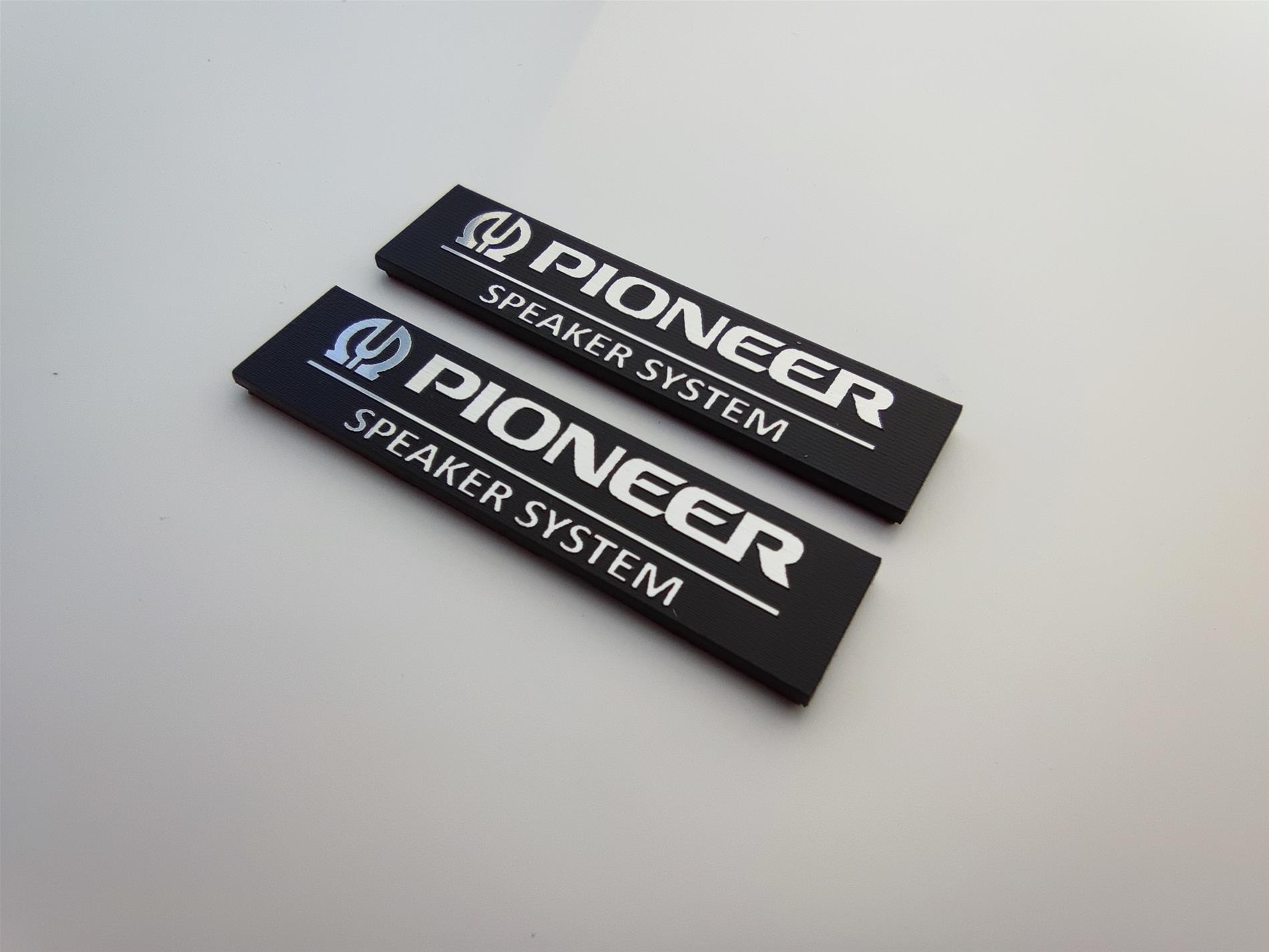 Pioneer speaker system Eski seri logo pioneer old series logo - Görsel 3