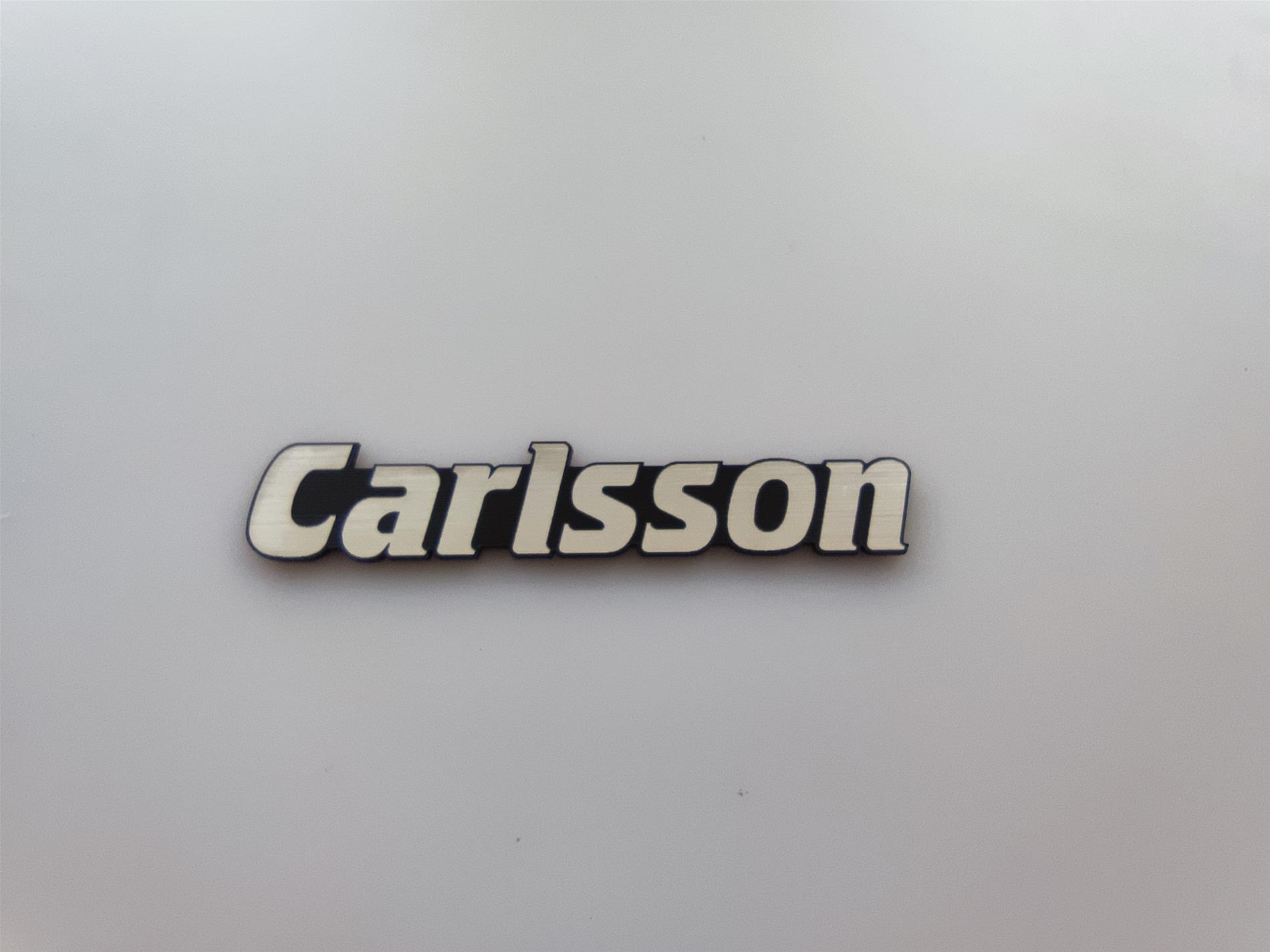Carlsson Platik etiket Alüminyum Görünümlü - Görsel 3
