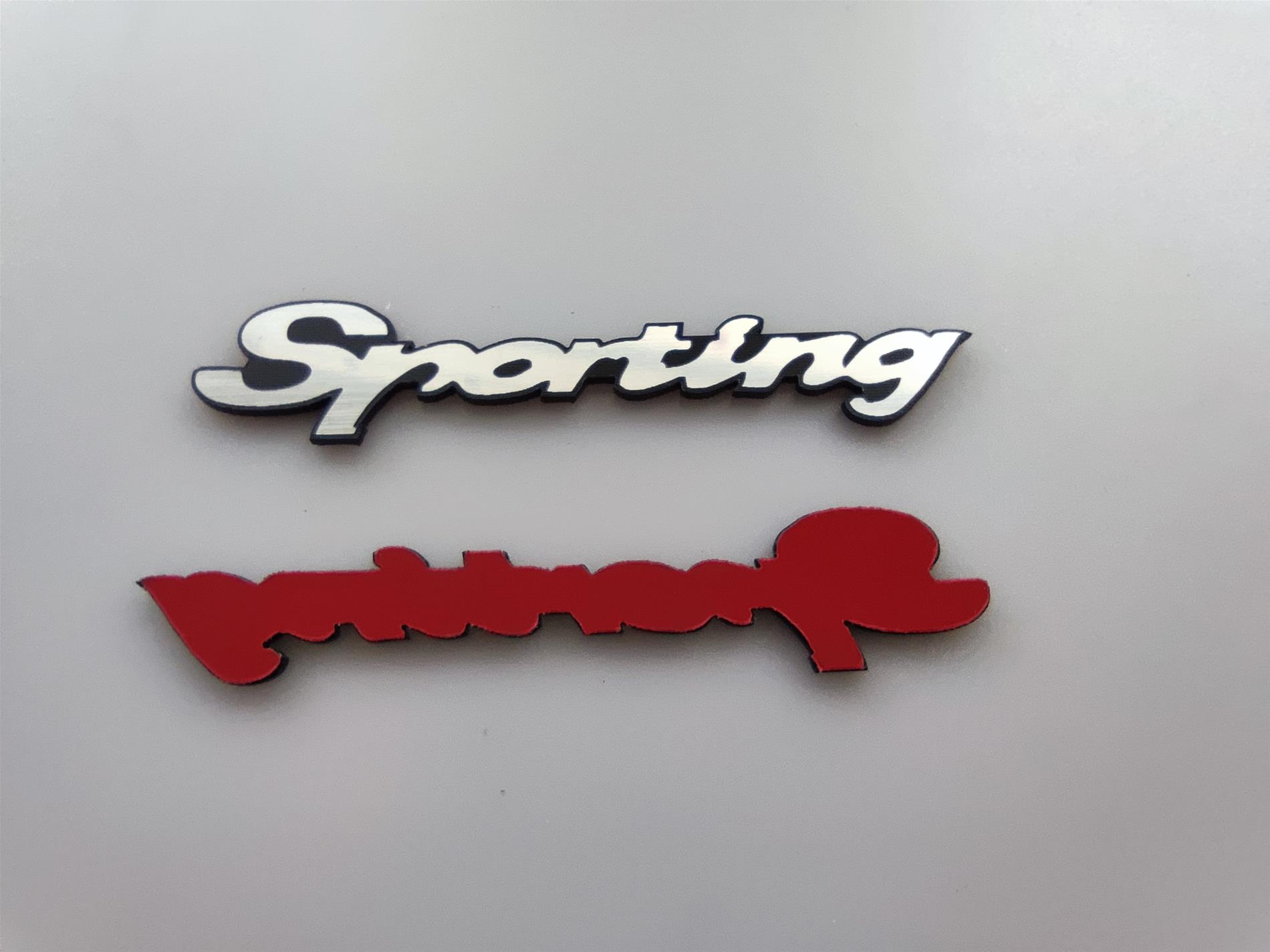 Fiat Palio Sporting plastik Etiket alüminyum görünümlü esnek - Görsel 1