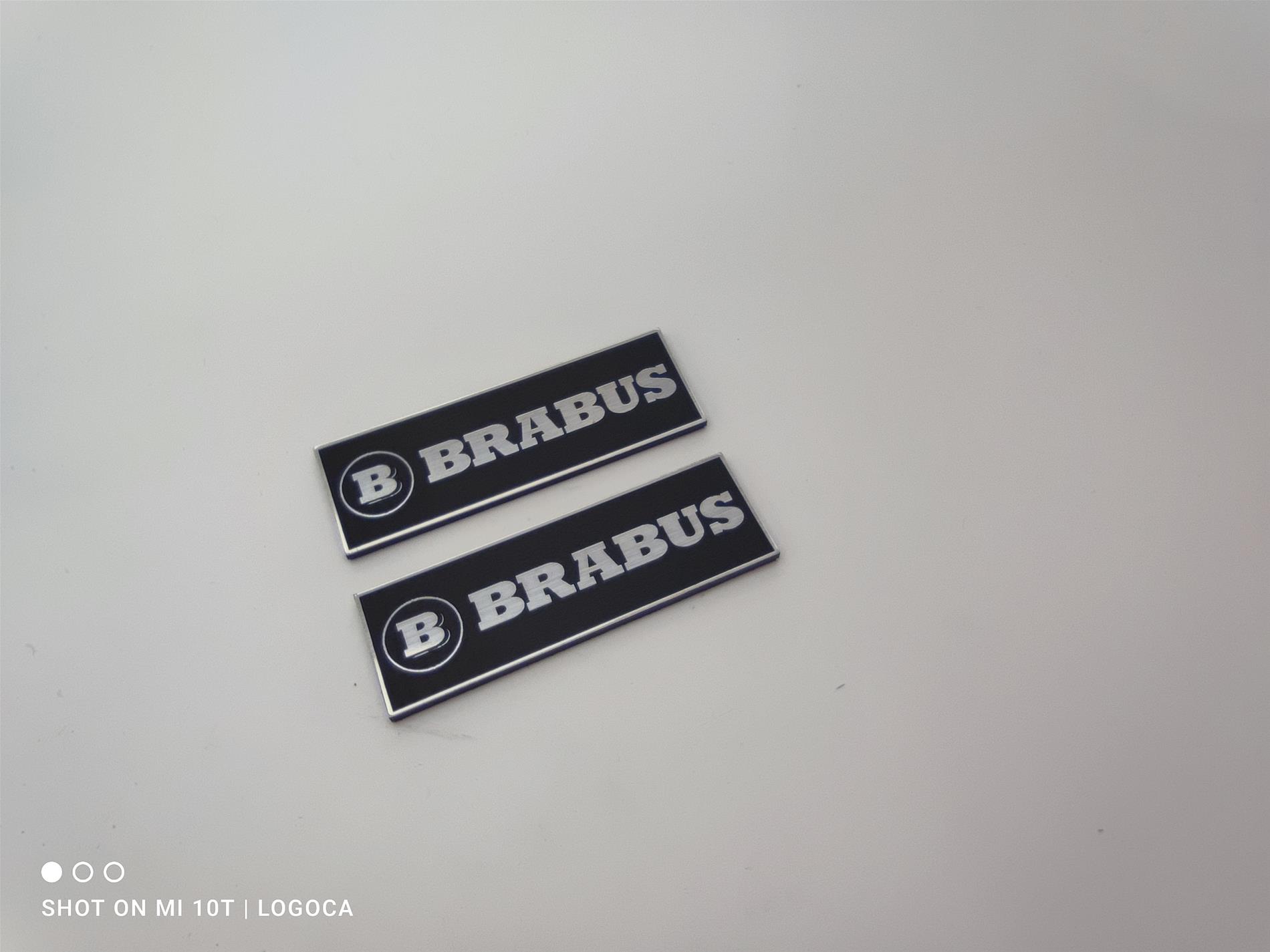 Brabus logo 6x2cm - Görsel 1