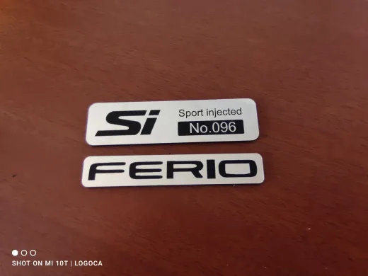Honda Ferio ve Si etiketi