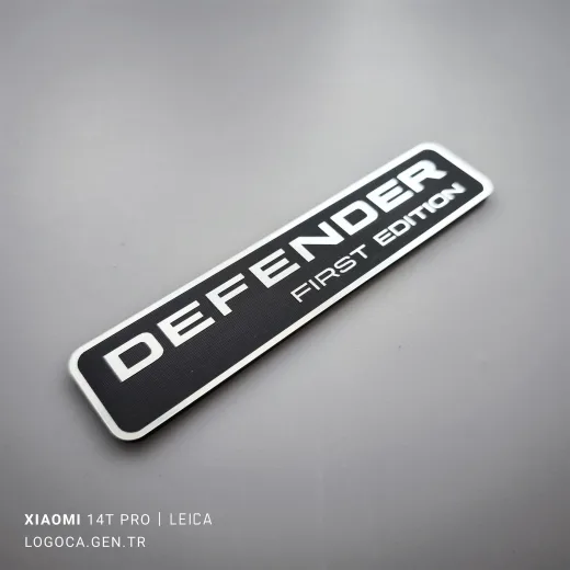 Land Rover Defender Fırst Edition etiket