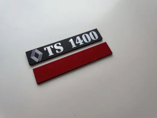 Renault 12 Renault toros TS 1400 etiket