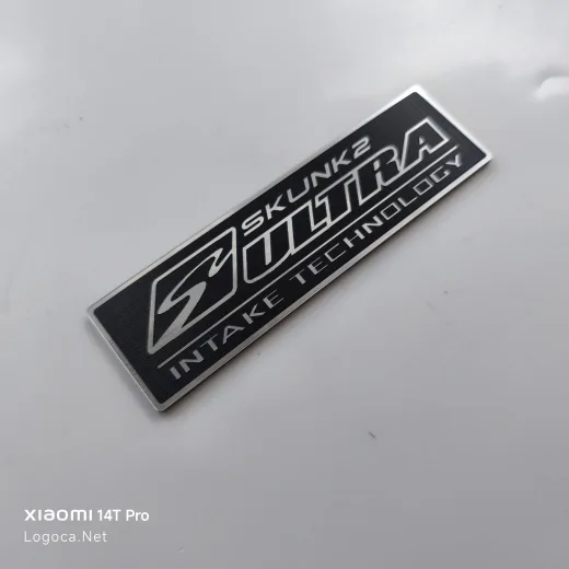 Skunk2 Ultra Serisi Emme Manifoldu Logosu - plastik Amblem Sticker