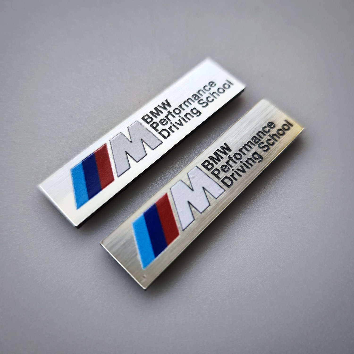 2x BMW M Performance driving school renkli plastik etiket - Görsel 1
