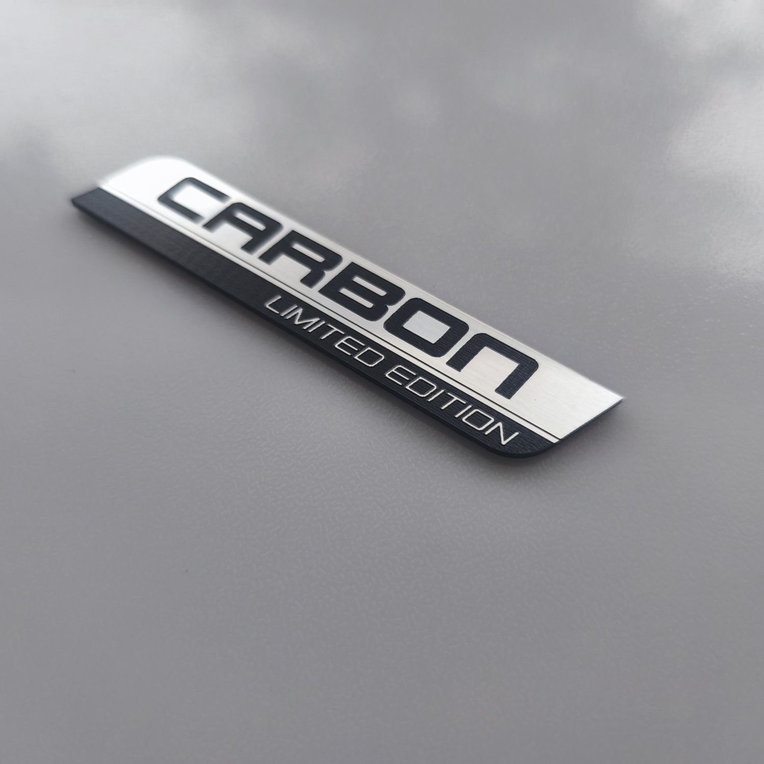BMW Carbon Limited Edition Alüminyum Görünümlü plastik Etiket - Görsel 2