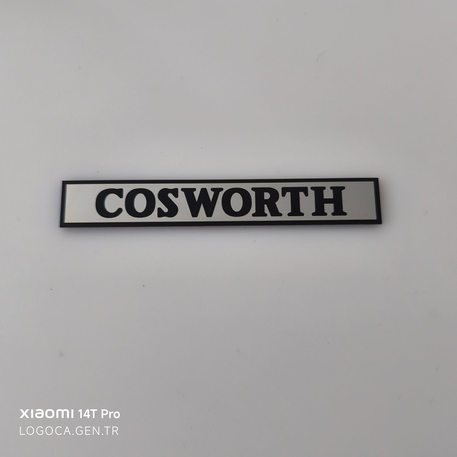 Cosworth plastik Bagaj Yazısı Amblemi - Şık ve Dayanıklı - Görsel 6