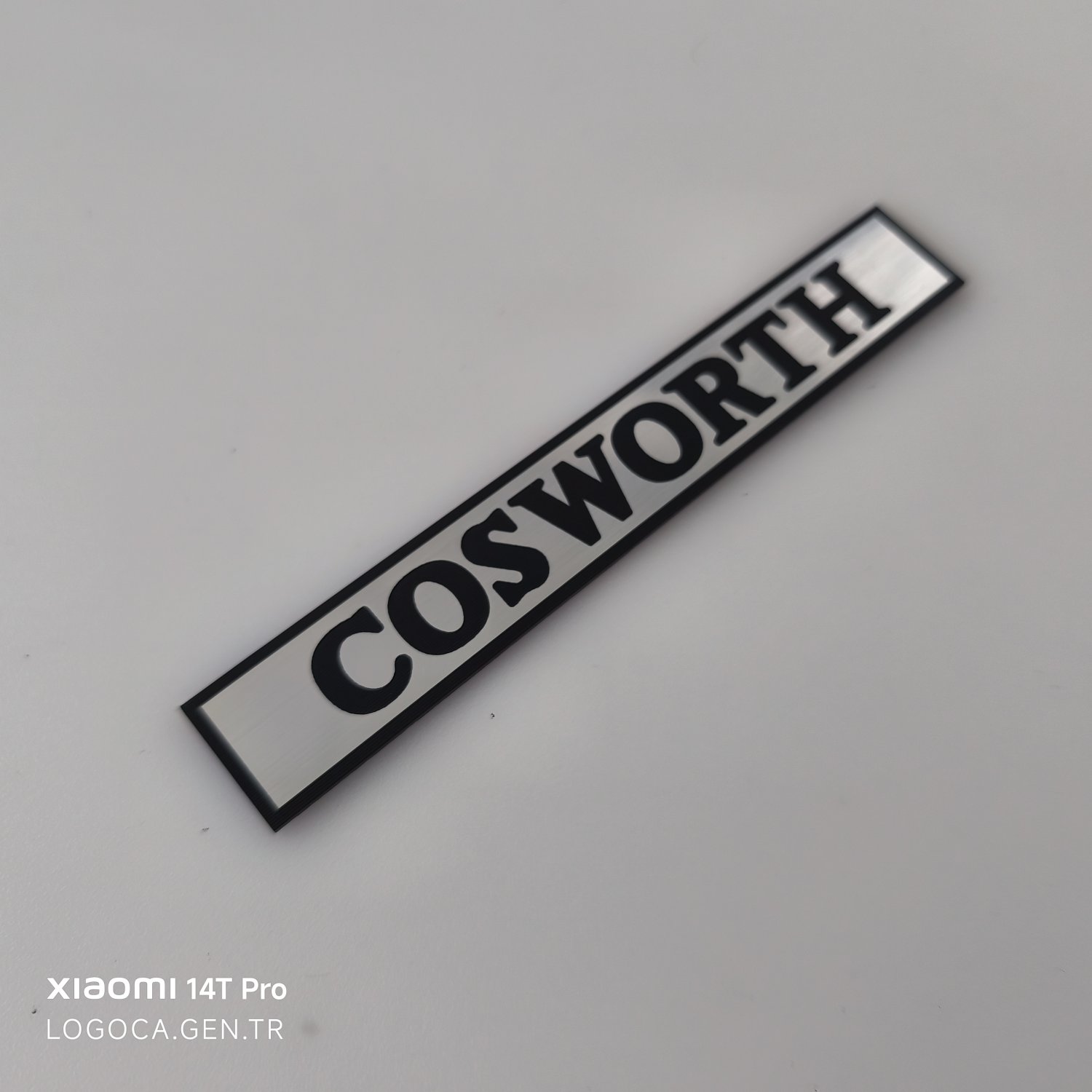 Cosworth plastik Bagaj Yazısı Amblemi - Şık ve Dayanıklı - Görsel 4