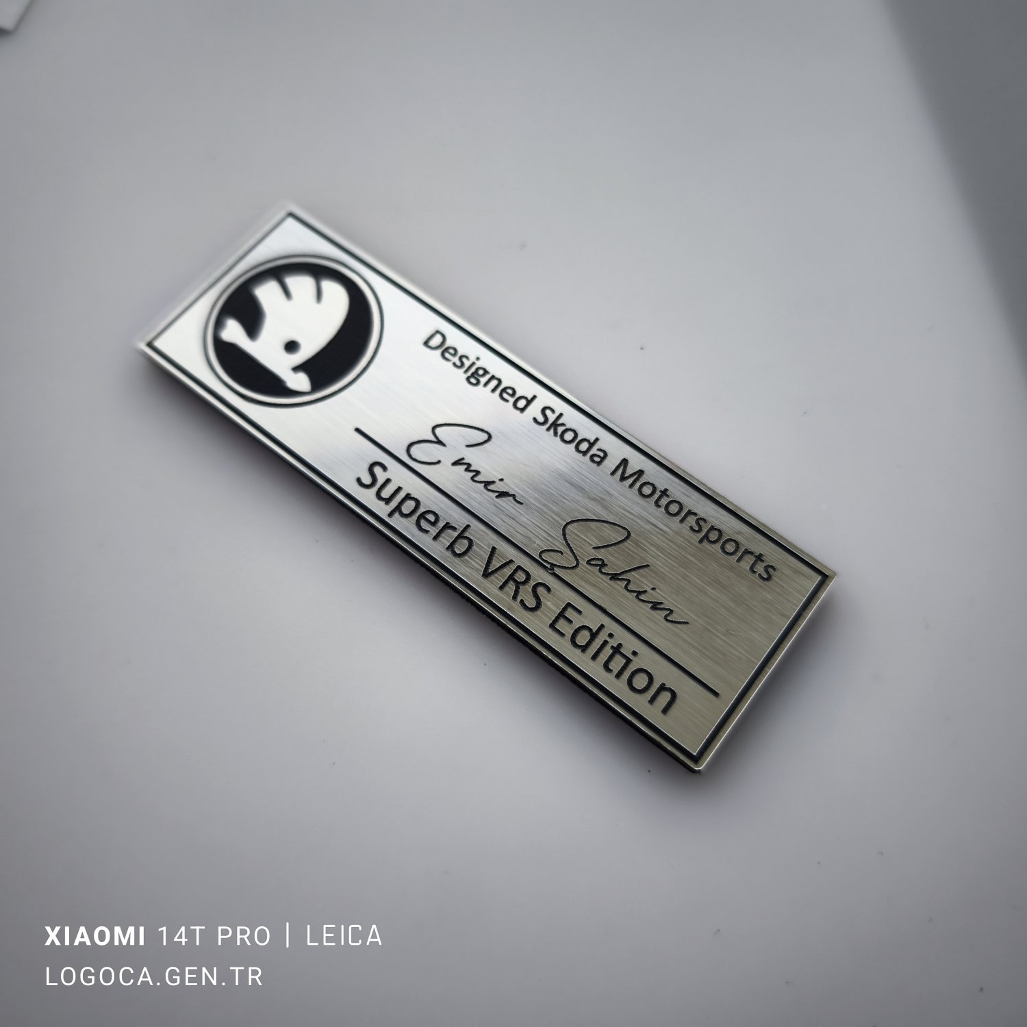 Kişiselleştirilebilir 9x3cm plastik etiket  - Görsel 11