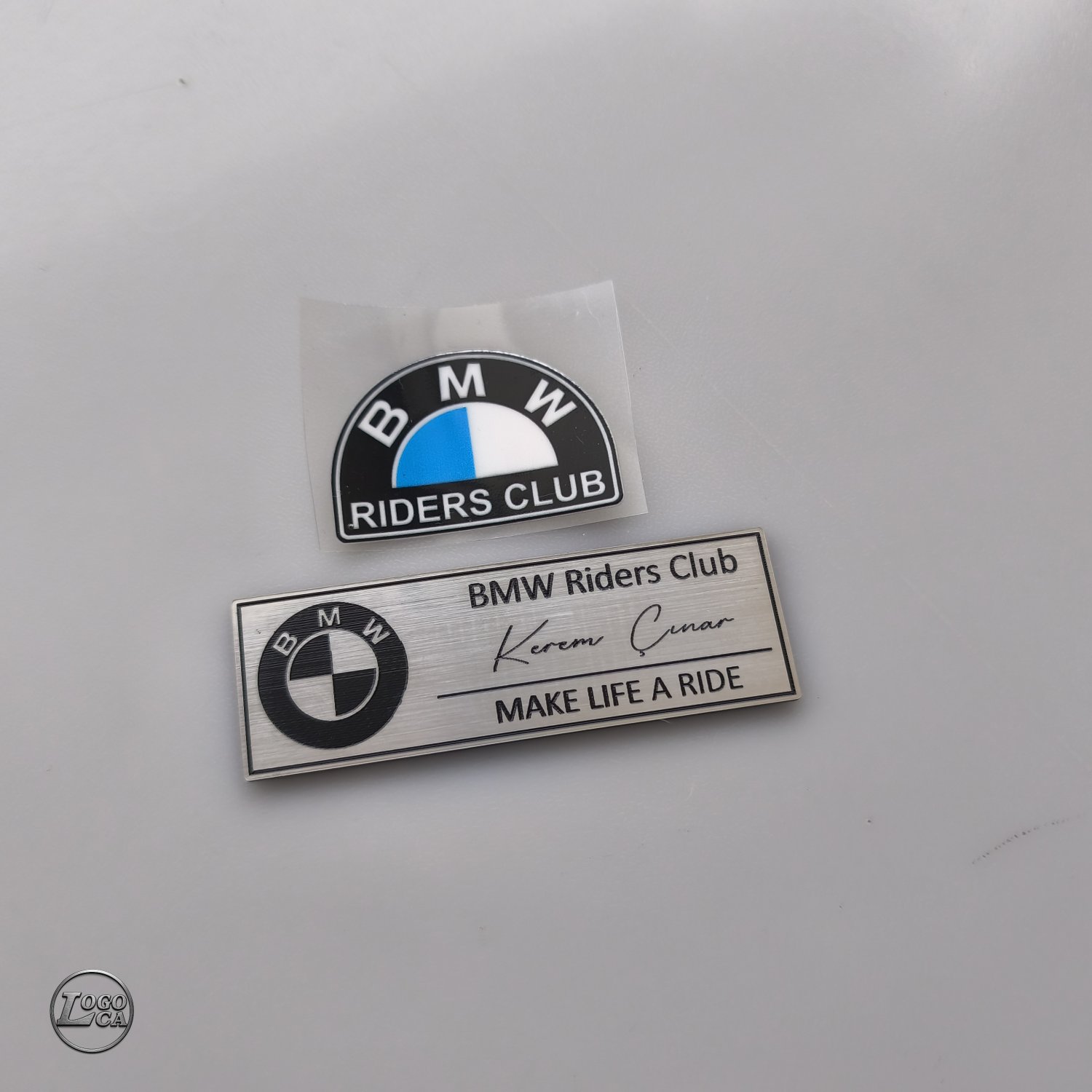 BMW Rider Club özel etiketi - Görsel 1