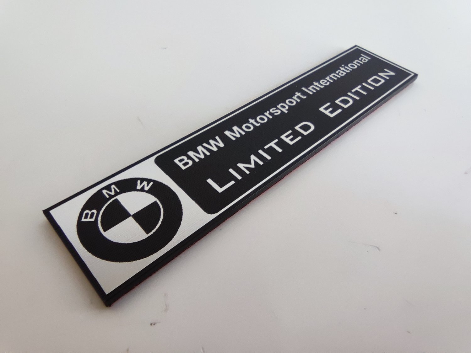 BMW limited special motorsport individual seçenekli siyah üzeri gümüş etiket - Görsel 7