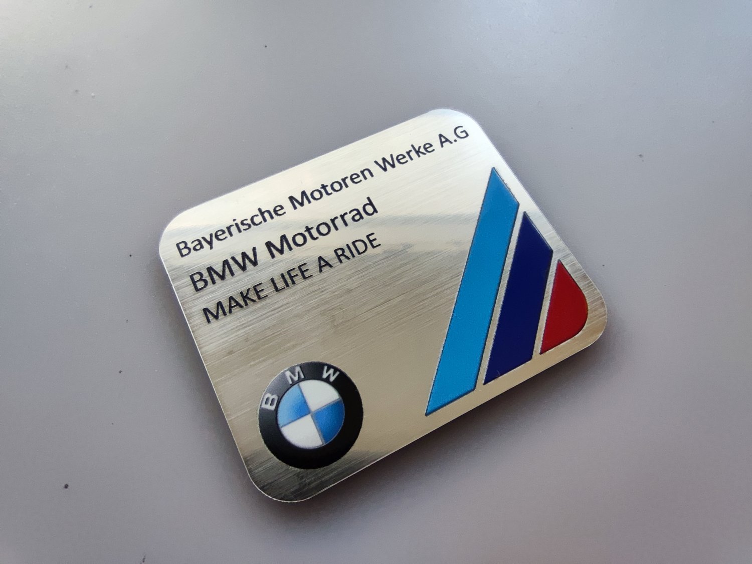 BMW özelleştirilebilir Etiket (Yazıları seçebilirsiniz)  - Görsel 1
