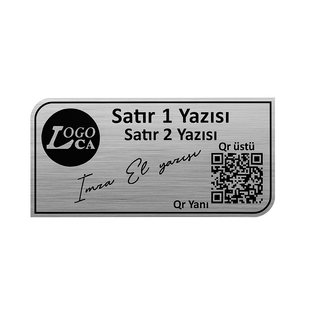 Kişiselleştirilmiş QR Kodlu Plastik Etiketler | Özelleştirilebilir logo ve yazılar - Görsel 1