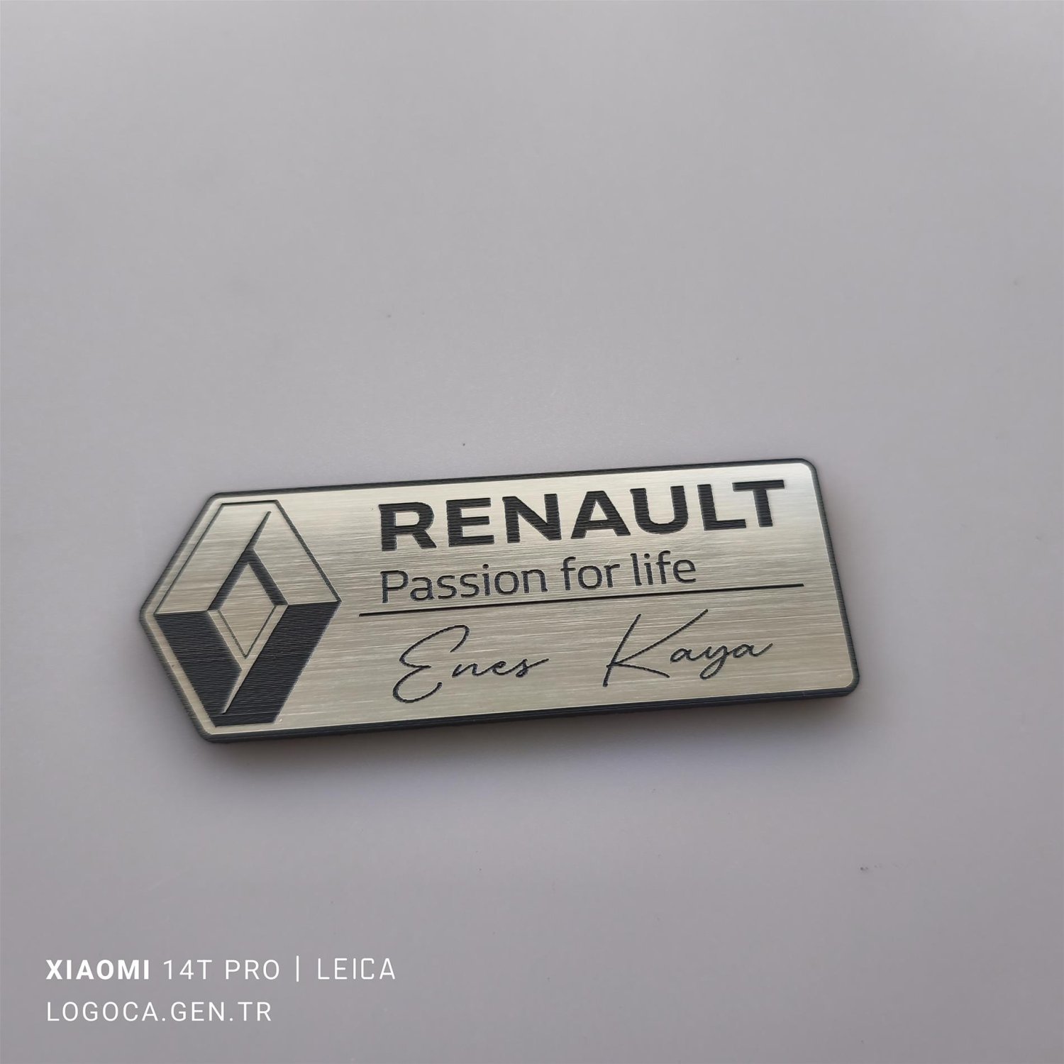 Renault Passion for life kişileştirilebilir etiket - Görsel 1
