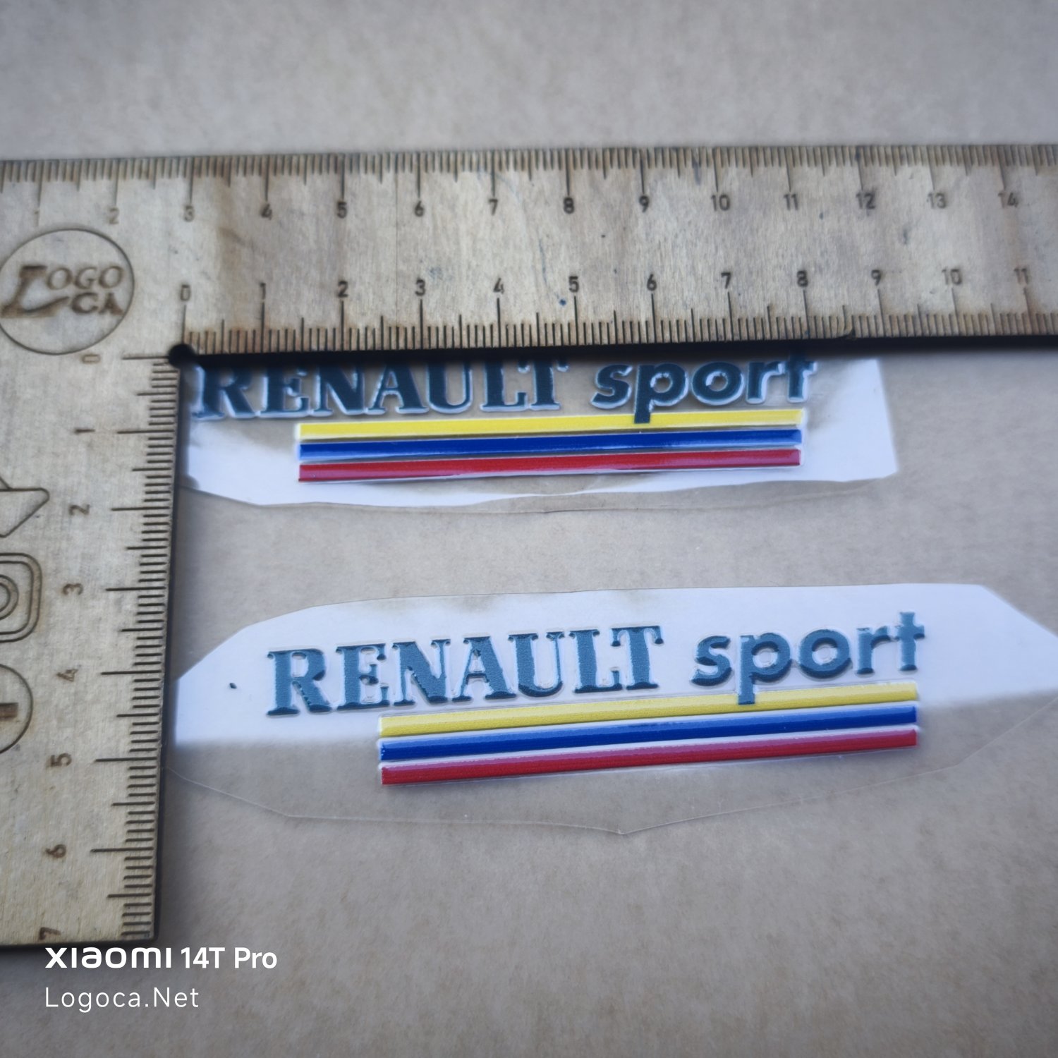 Renault Sport Logo 2'li UV Dayanıklı Çıkartma Seti - Araba, Motosiklet, Laptop için - Görsel 1