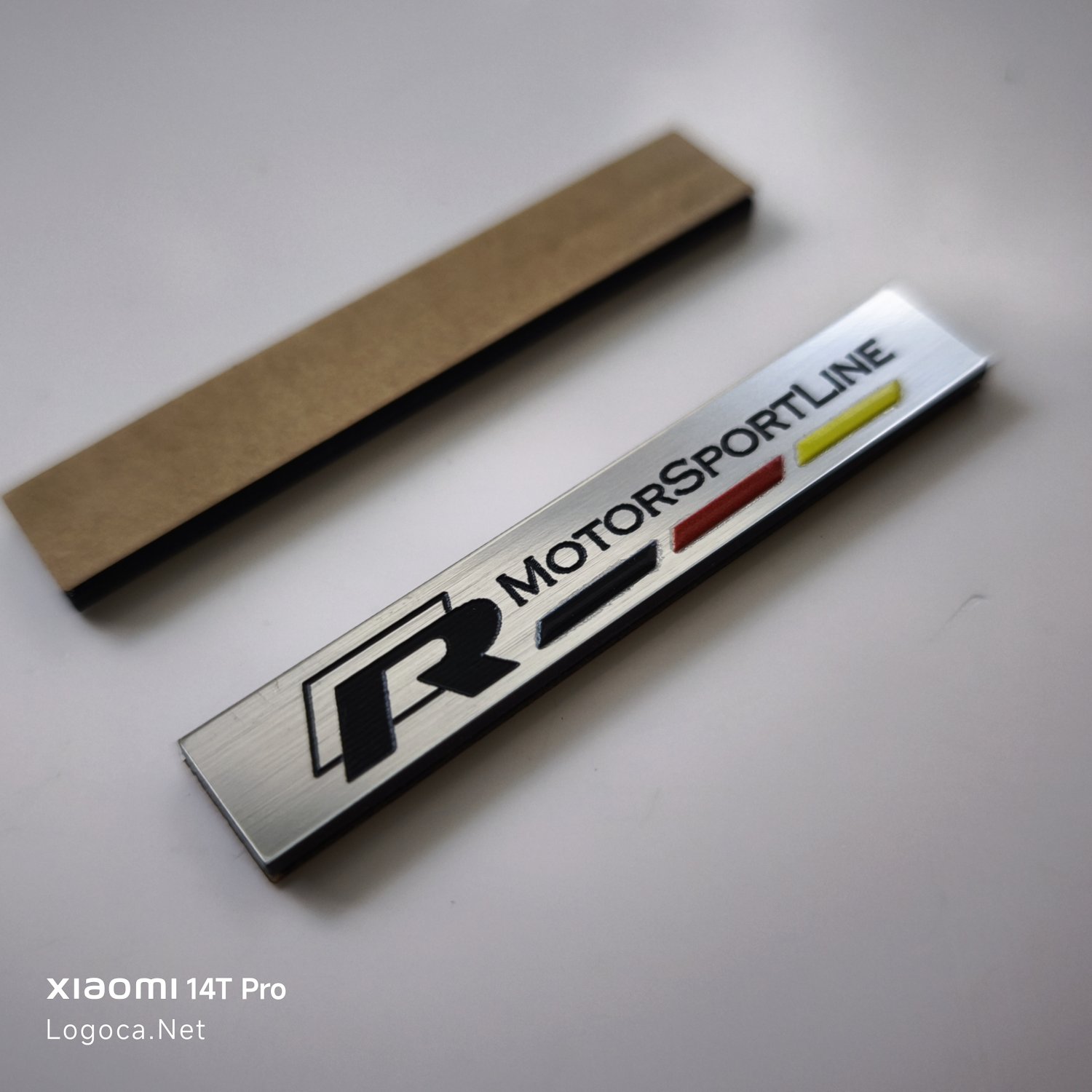 Volkswagen R Motorsport line renkli plastik etiket - Görsel 2