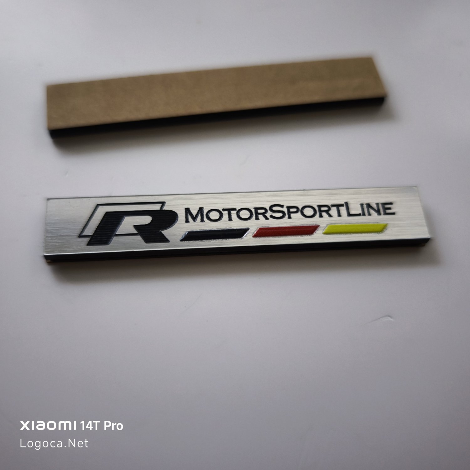 Volkswagen R Motorsport line renkli plastik etiket - Görsel 4