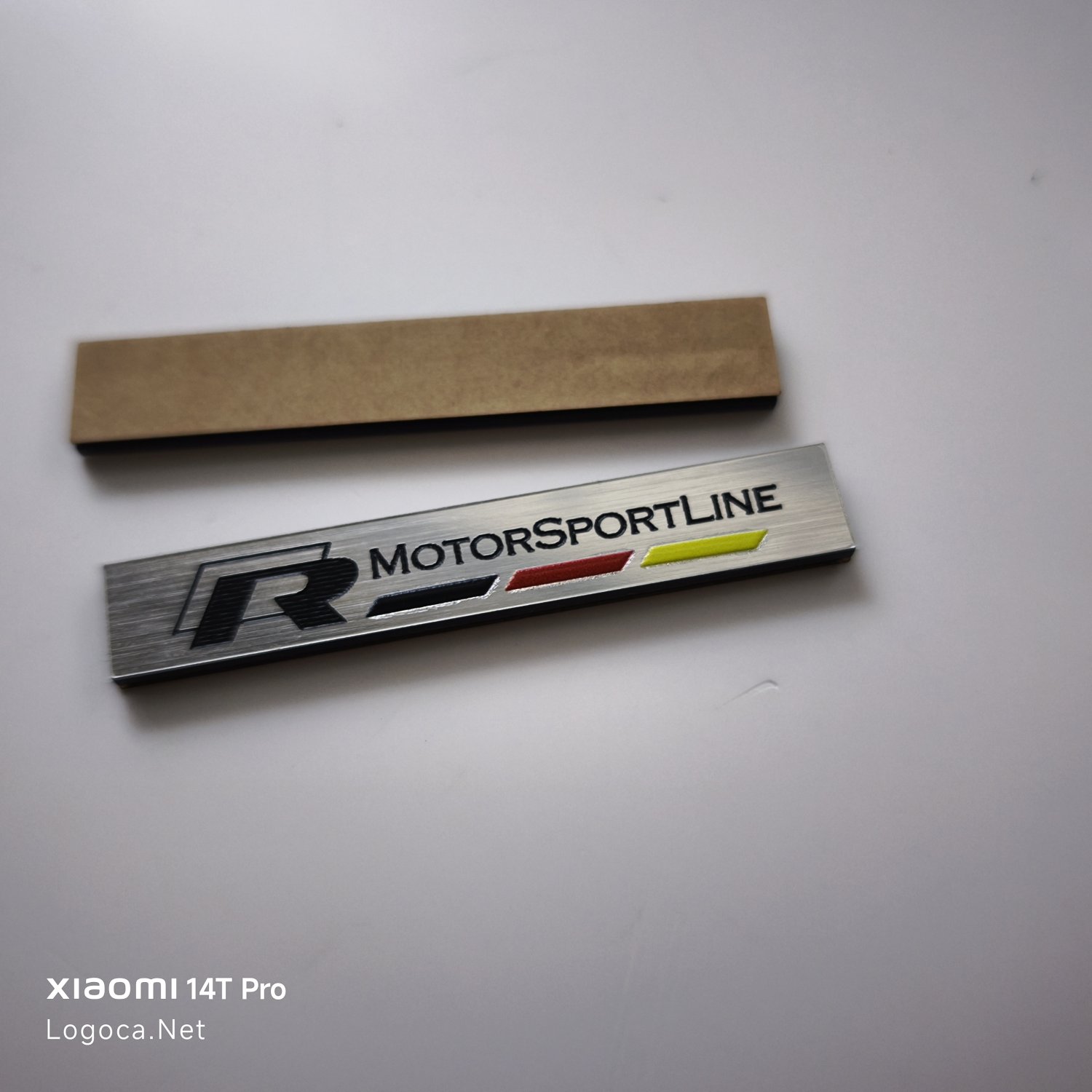 Volkswagen R Motorsport line renkli plastik etiket - Görsel 5