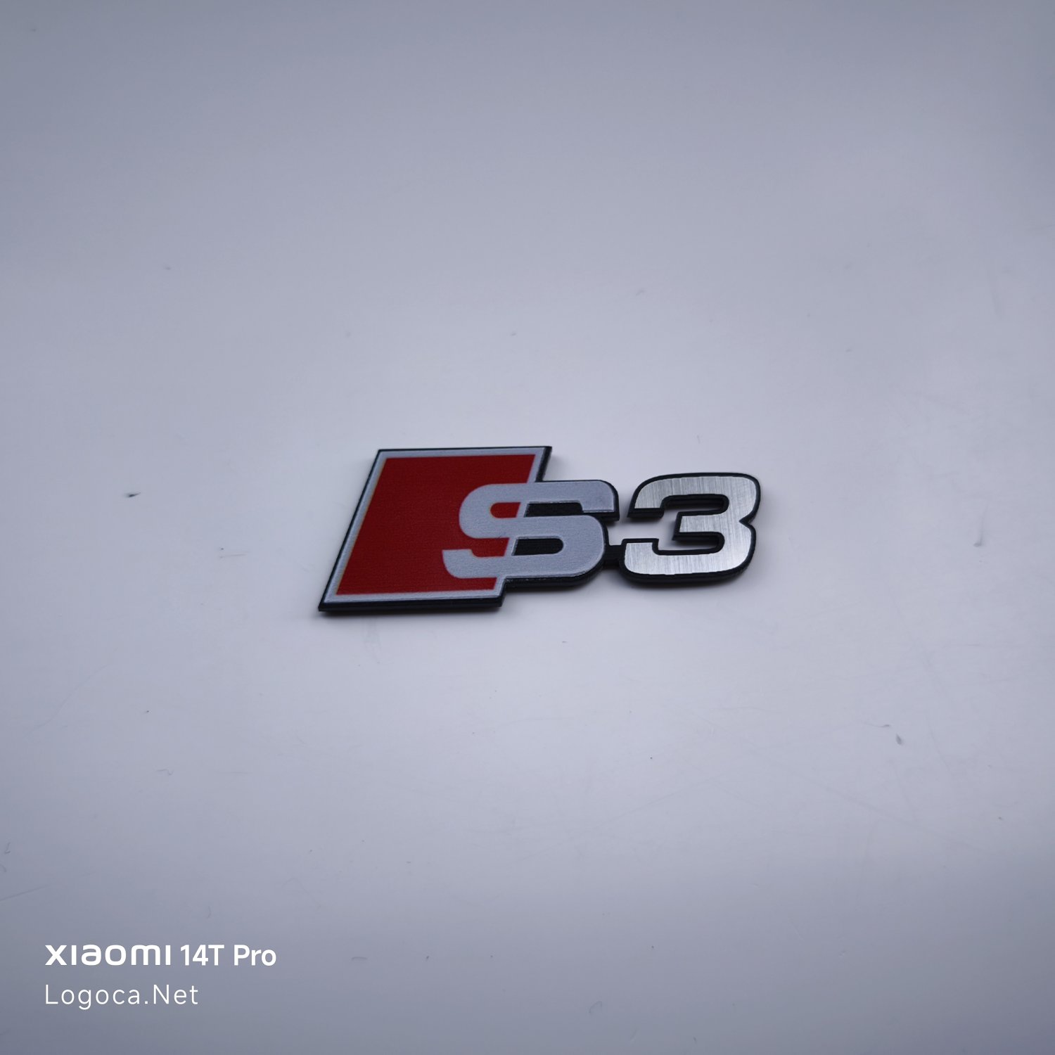 Audi S3 Araç Logosu Amblem Çıkartması - Dayanıklı Plastik - Renkli - Görsel 4