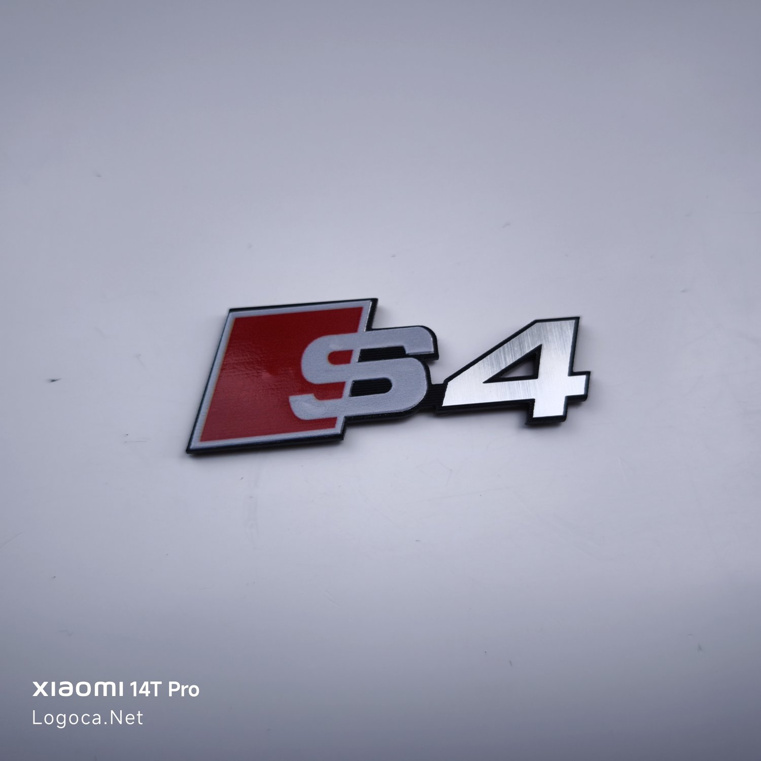 Audi S4 Araç Logosu Amblem Çıkartması - Dayanıklı Plastik - Renkli - Görsel 1