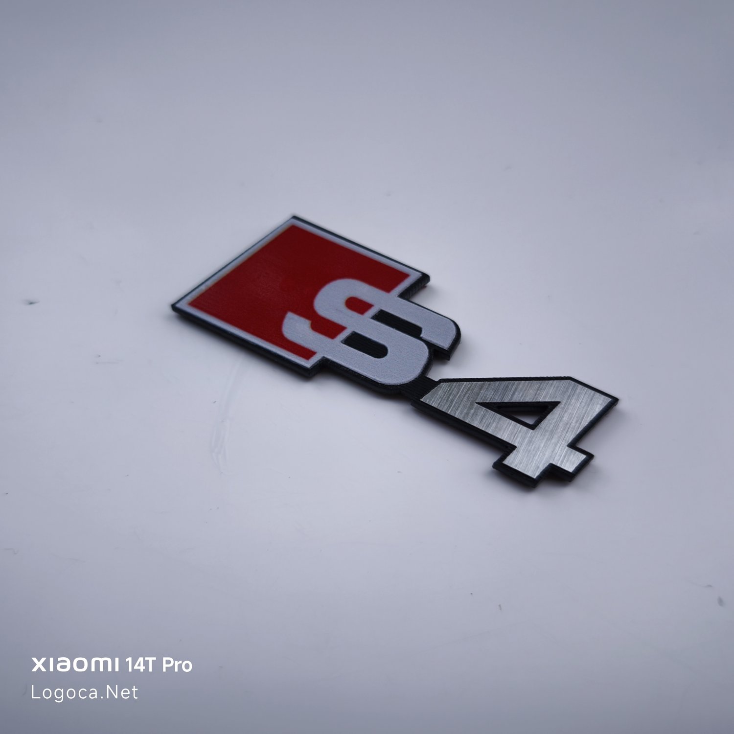 Audi S4 Araç Logosu Amblem Çıkartması - Dayanıklı Plastik - Renkli - Görsel 3
