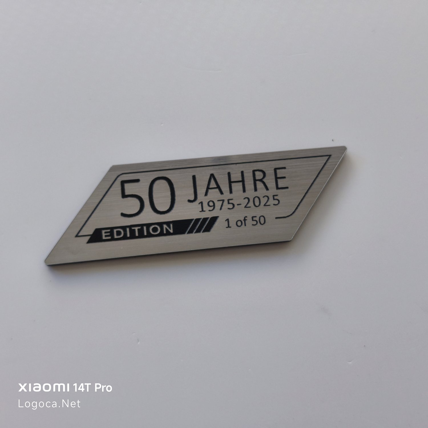 BMW 3 Serisi 50 Jahre Edition (1975-2025) Plastik Etiket - özelleştirilebilir Sınırlı Üretim sayısı (1/50) - Görsel 6