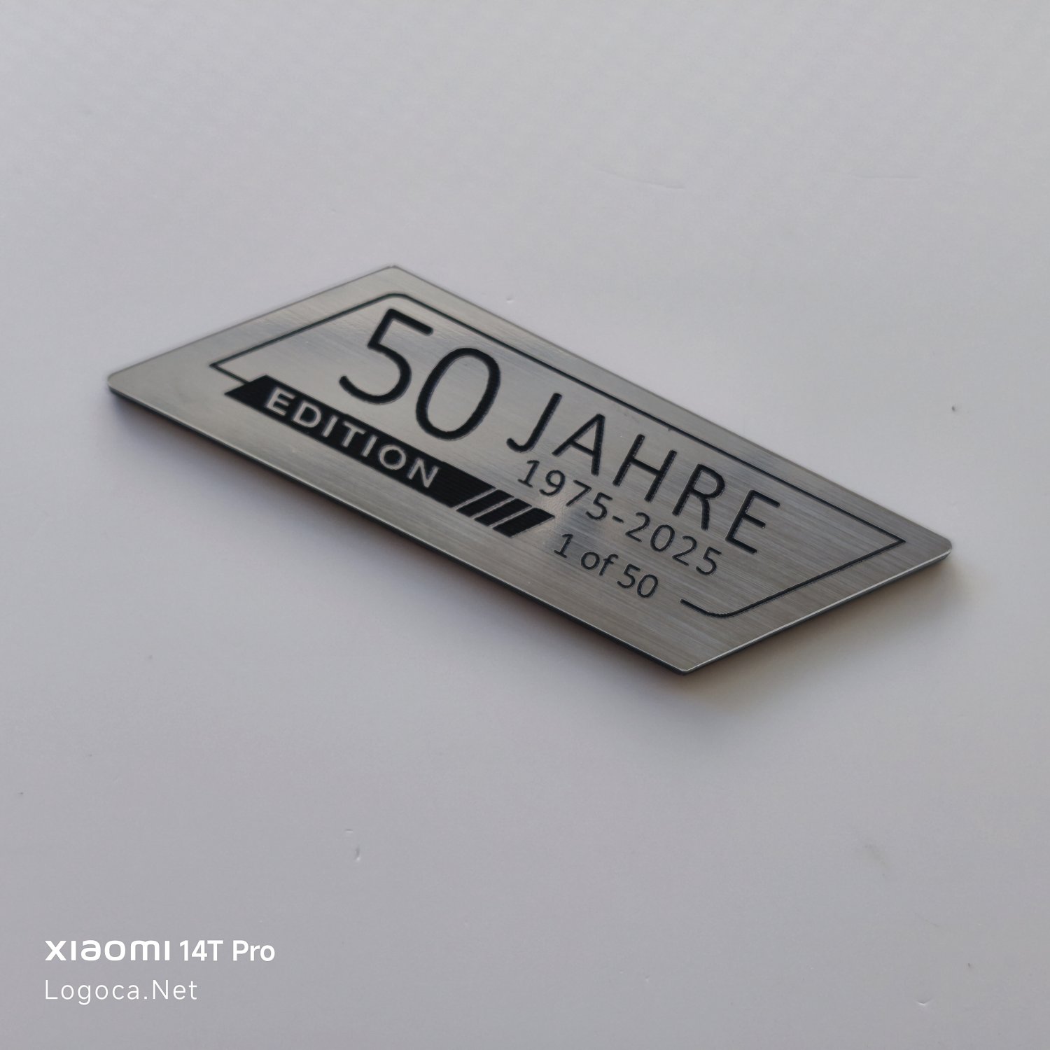 BMW 3 Serisi 50 Jahre Edition (1975-2025) Plastik Etiket - özelleştirilebilir Sınırlı Üretim sayısı (1/50) - Görsel 4
