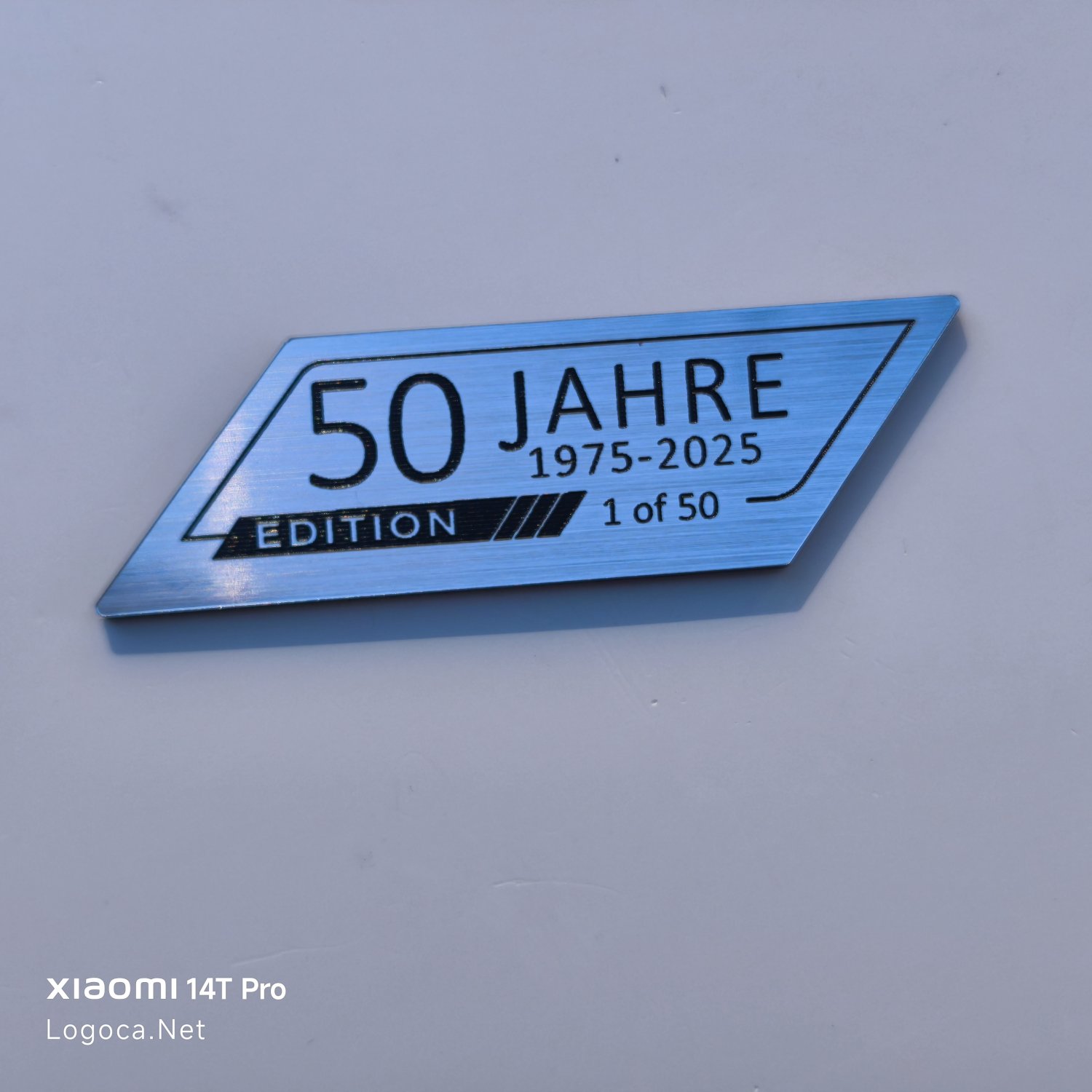 BMW 3 Serisi 50 Jahre Edition (1975-2025) Plastik Etiket - özelleştirilebilir Sınırlı Üretim sayısı (1/50) - Görsel 7