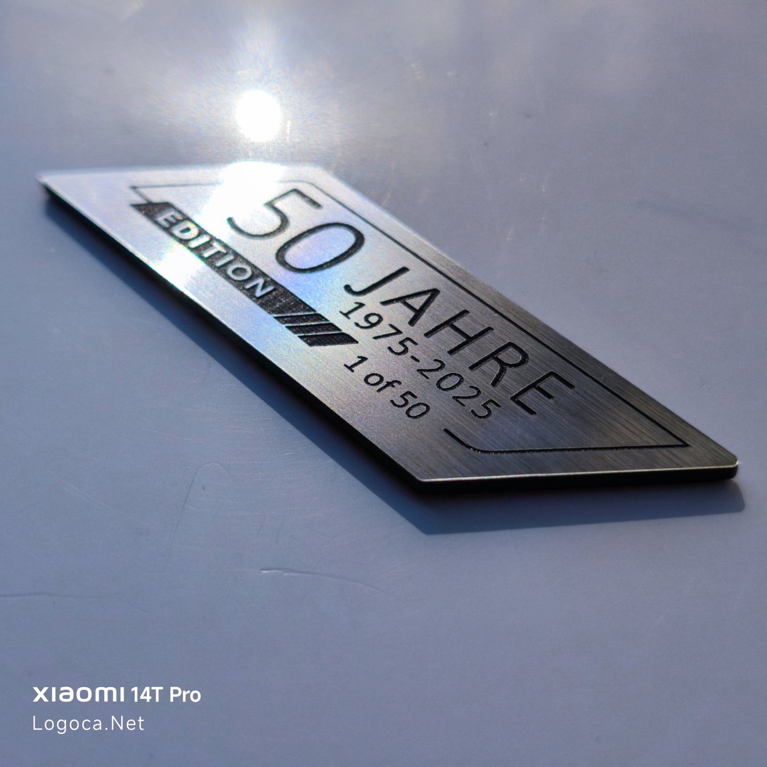 BMW 3 Serisi 50 Jahre Edition (1975-2025) Plastik Etiket - özelleştirilebilir Sınırlı Üretim sayısı (1/50) - Görsel 9