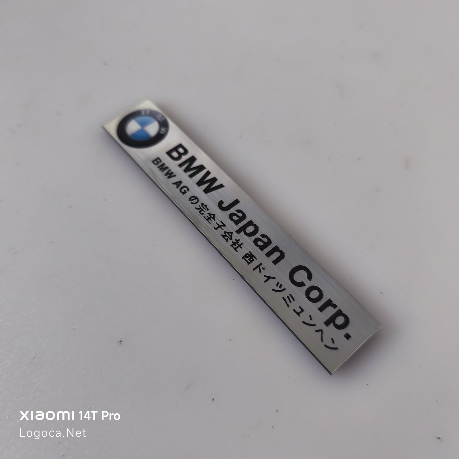 BMW Japan Corp BMW Ag plastik etiket - Görsel 3