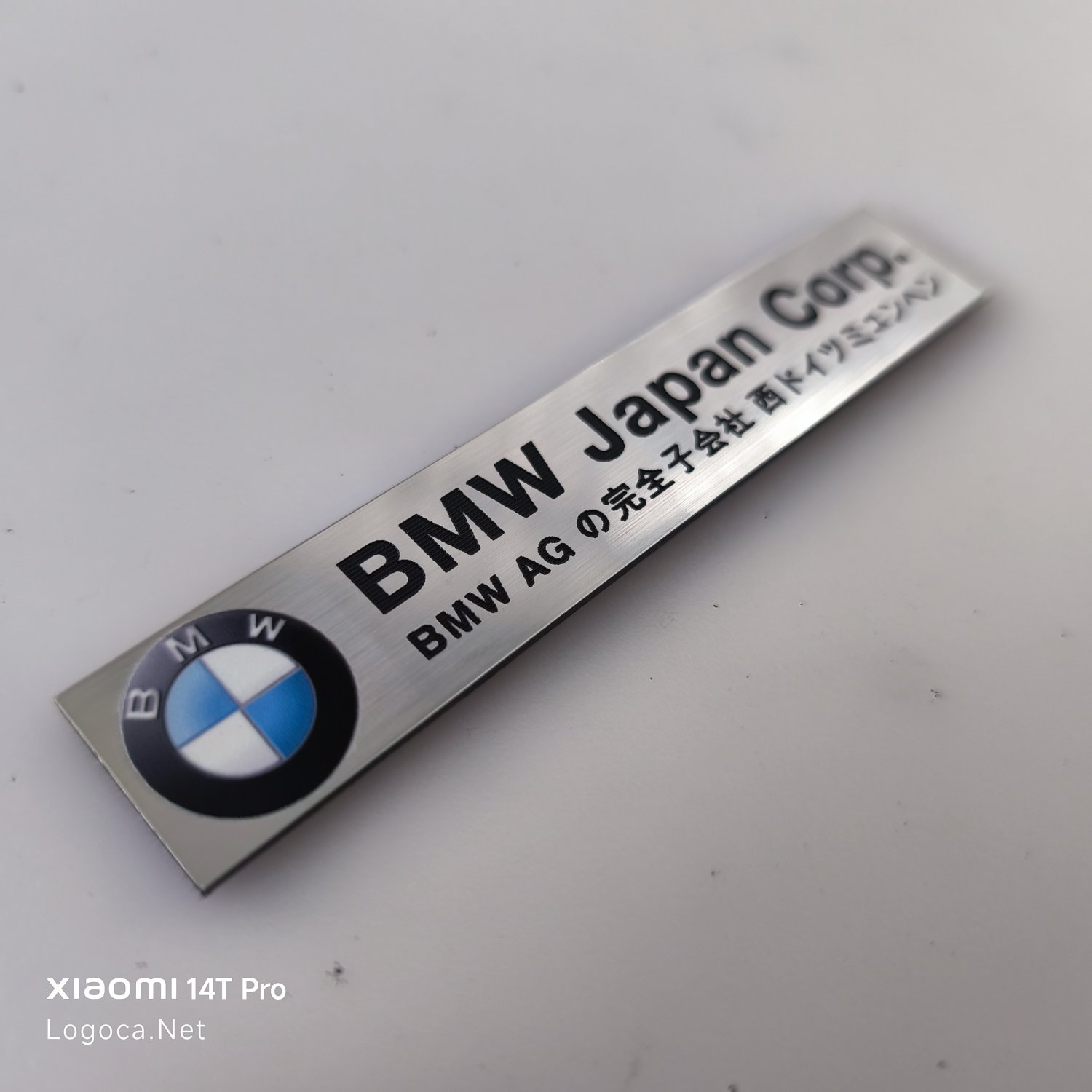 BMW Japan Corp BMW Ag plastik etiket - Görsel 5
