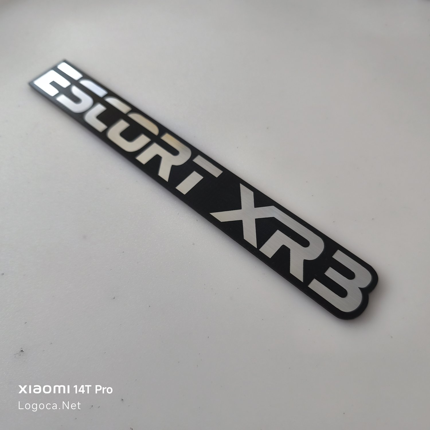 Ford Escort XR3 Tek Parça Bagaj Amblemi | XR3 Yazısı Logo Sticker - Görsel 3