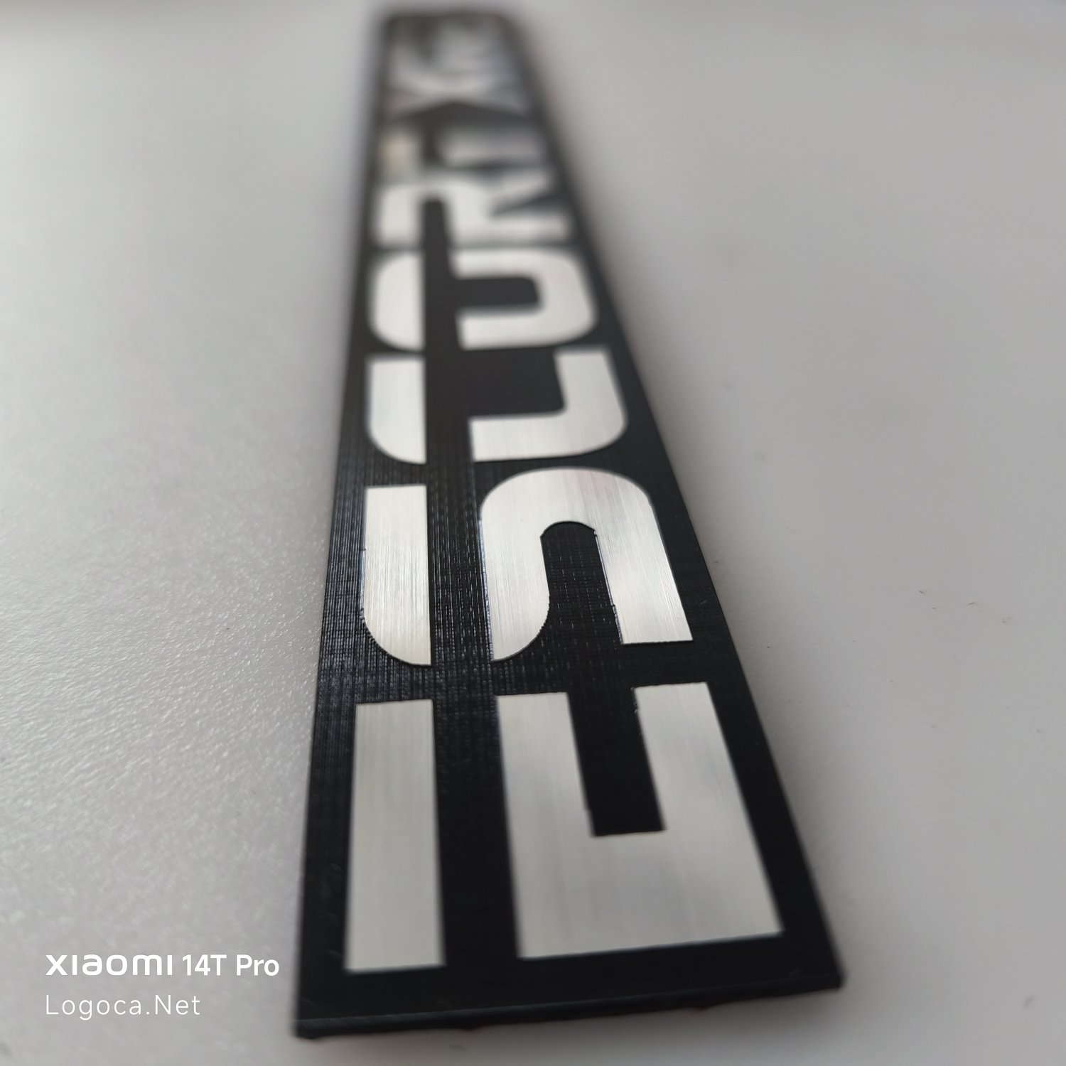 Ford Escort XR3 Tek Parça Bagaj Amblemi | XR3 Yazısı Logo Sticker - Görsel 7