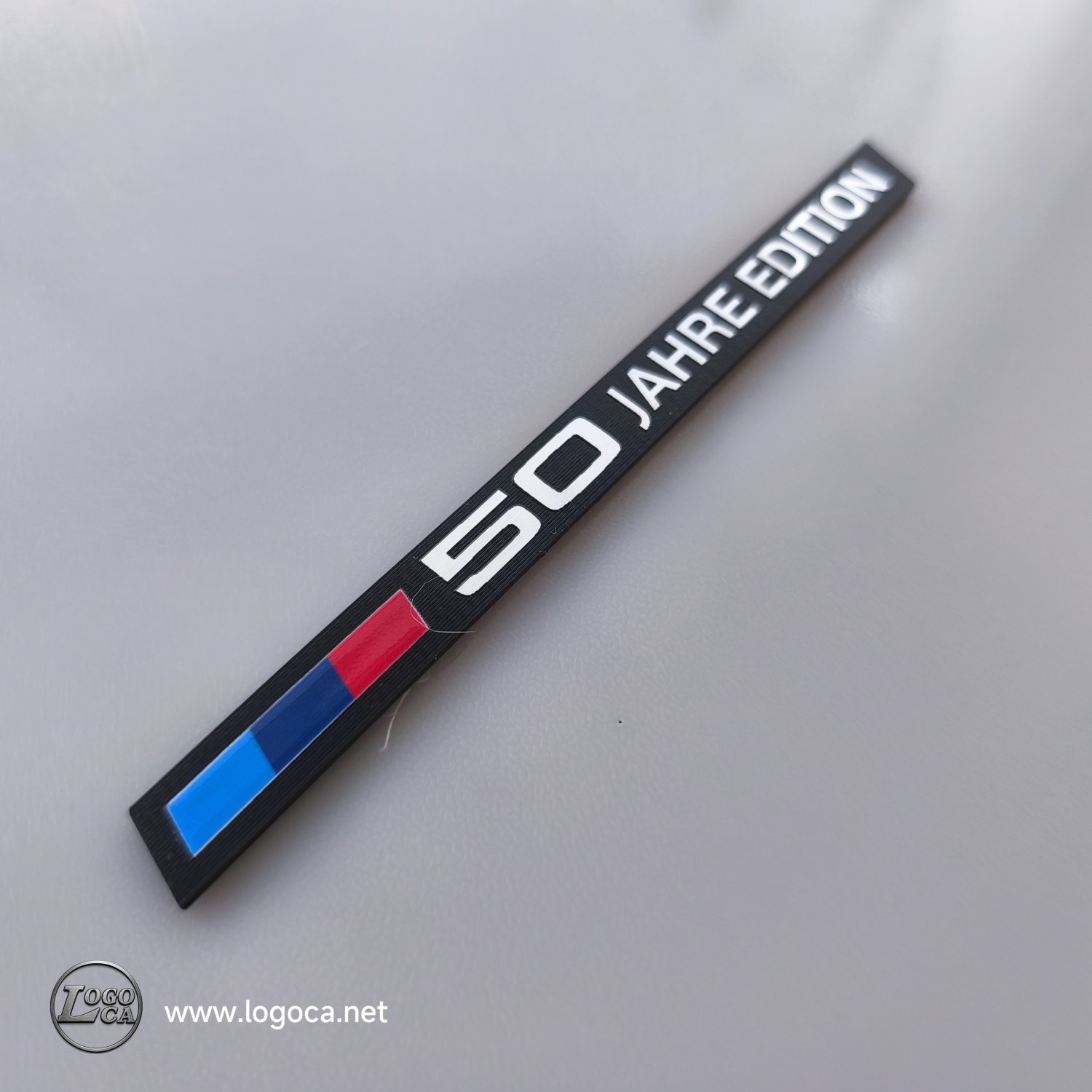 BMW  50 jahre edition plastik etiket - Görsel 1