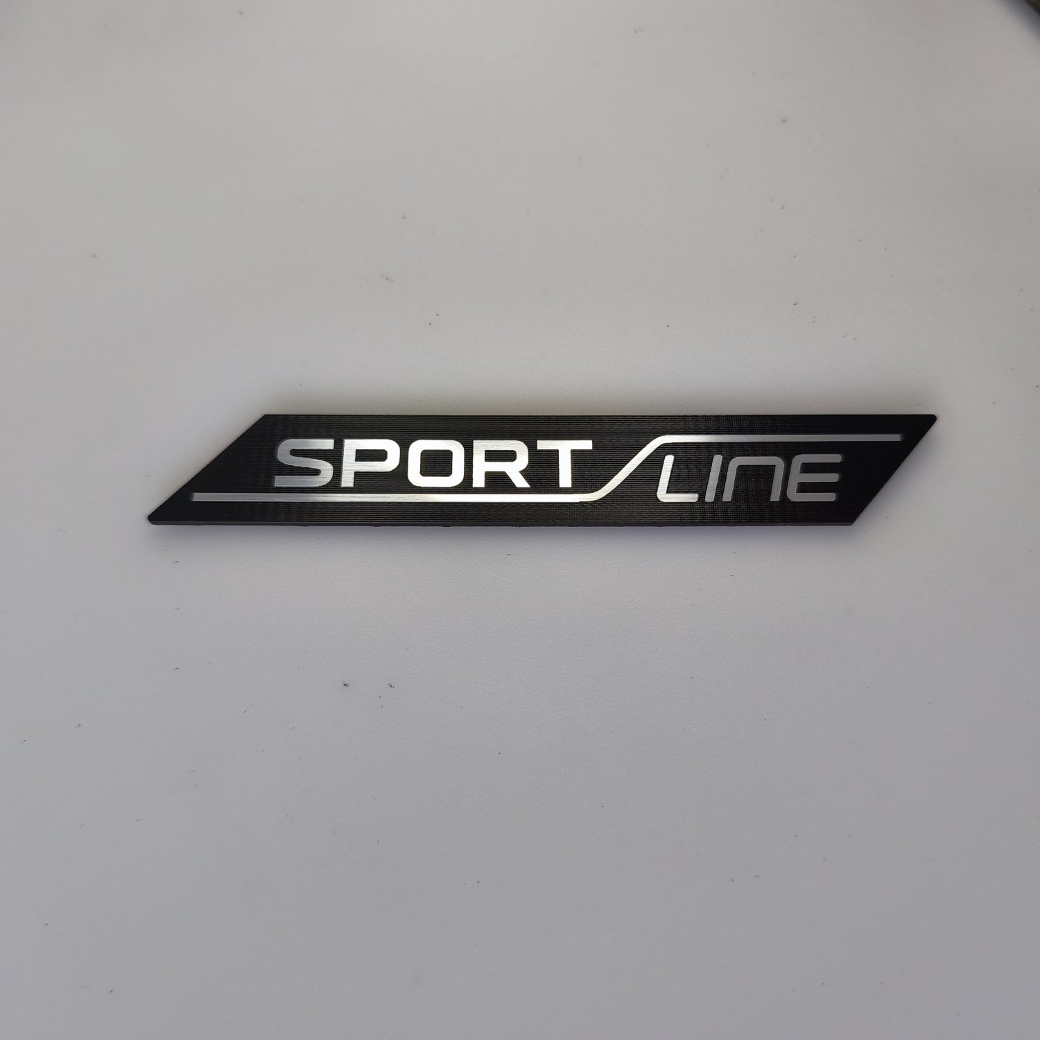 Skoda Kodiaq  Uyumlu Sportline Yan Çamurluk etiket Seti (Sağ-Sol Takım) - Görsel 8