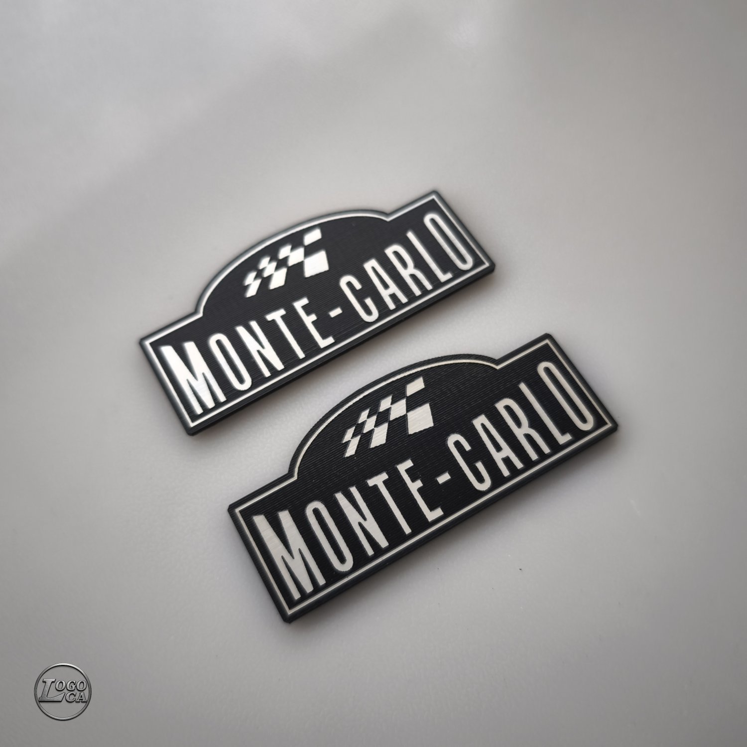 Skoda Monte Carlo Plastik Etiket 2'li Takım - Görsel 1