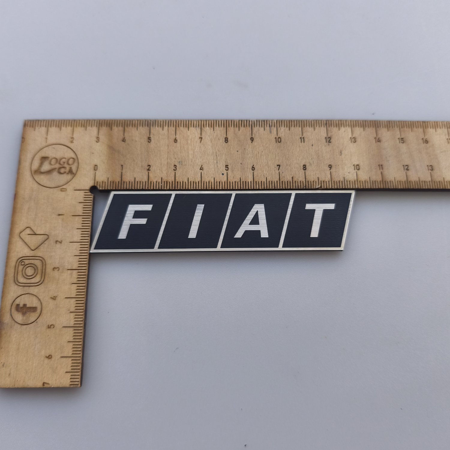 Tofaş için Fiat yazılı Plastik Araba Etiketi - Görsel 5