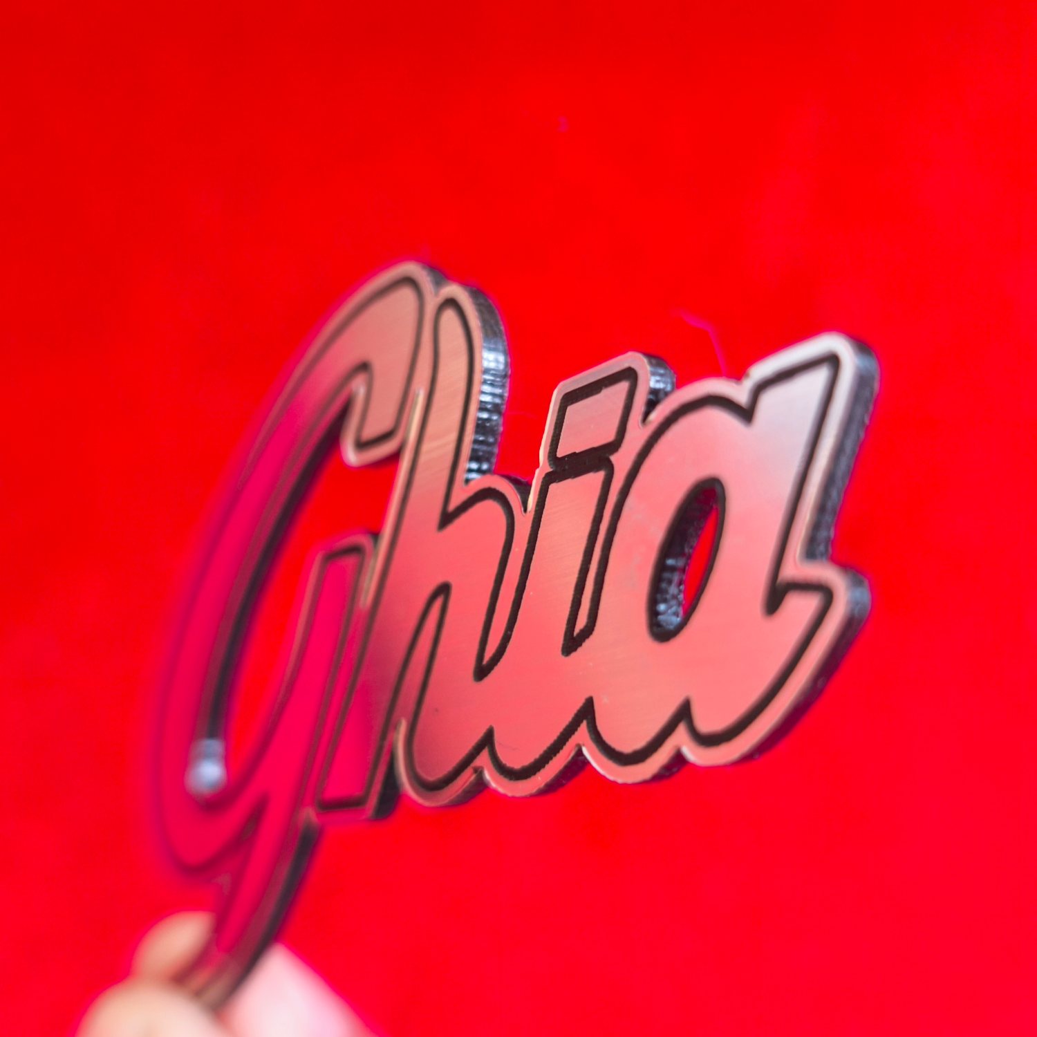 Ford Ghia Dayanıklı Plastik Amblem Logo - Görsel 3