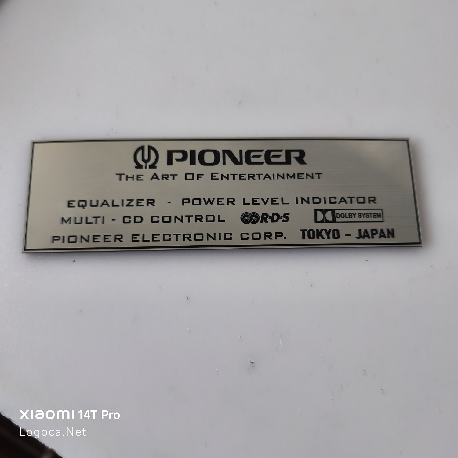 Pioneer Büyük Kabin etiketi rds equelizer dolby system - Görsel 3