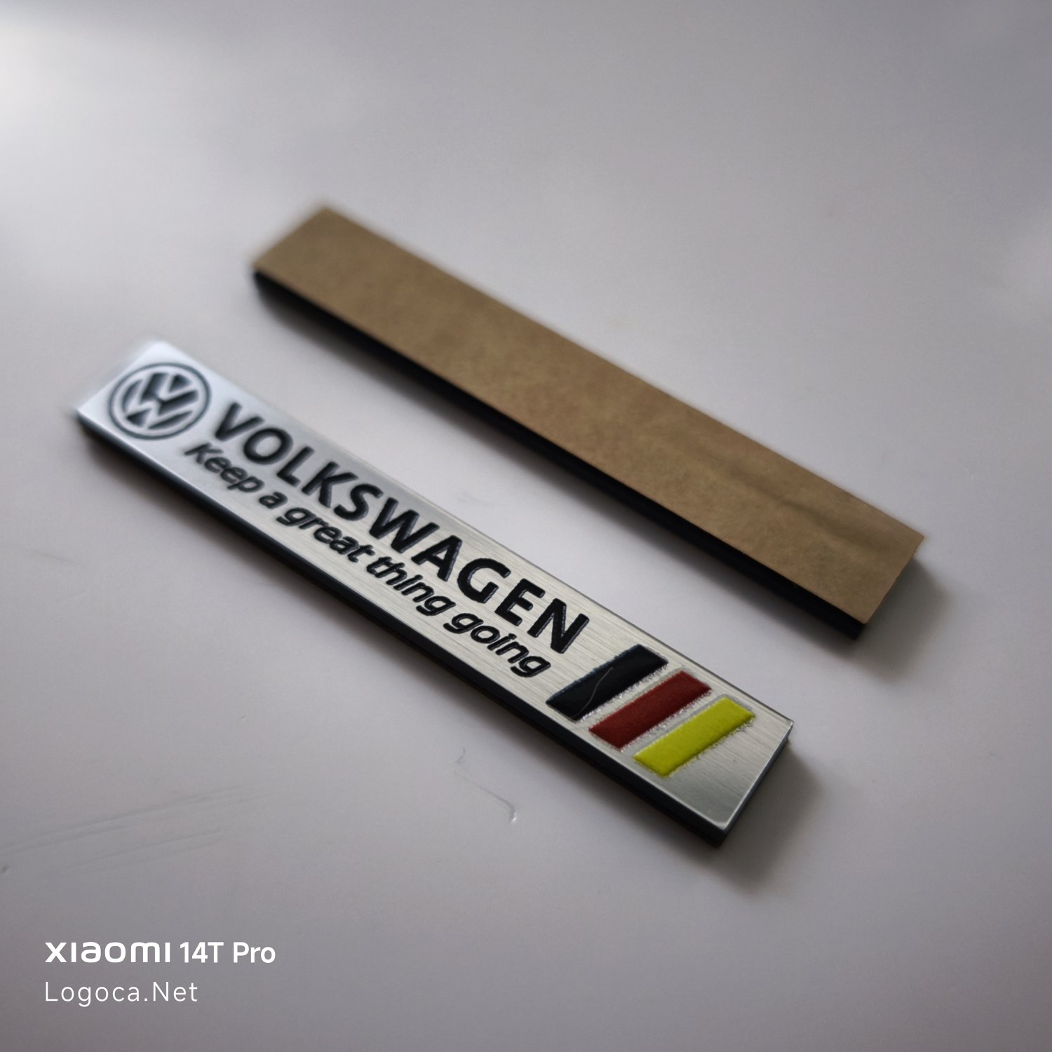 Volkswagen keep a grcat thing going 2 adet mini etiket - Görsel 1