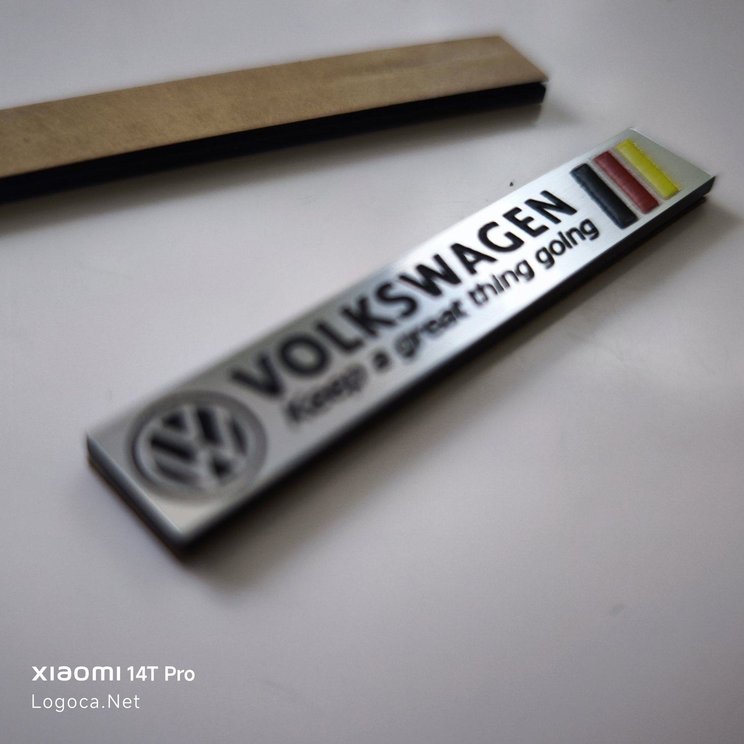 Volkswagen keep a grcat thing going 2 adet mini etiket - Görsel 3